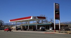 Die FC Bayern-Tankstelle mit Subway