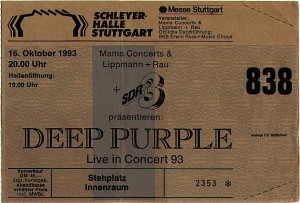 Deep Purple Stuttgart 1993