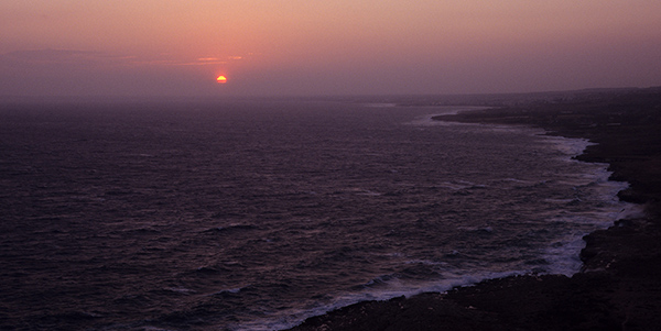Sonnenuntergang am Kap Greco