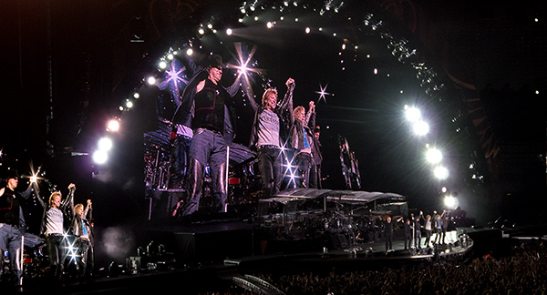 Ernst-Happel-Stadion: Bon Jovi - Richie Sambora, Jon Bon Jovi, David Bryan