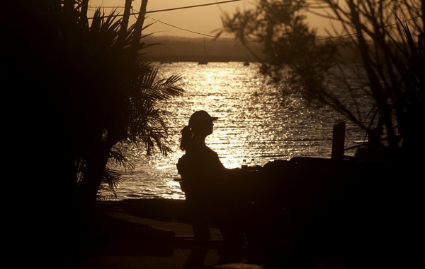 Sonnenuntergang in Tin Can Bay