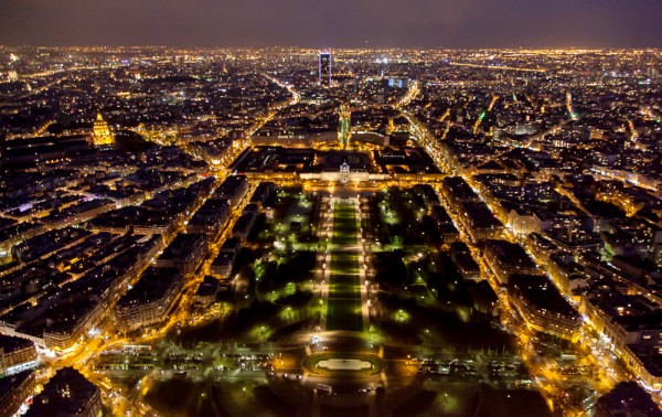 Blick vom Eiffelturm - Paris