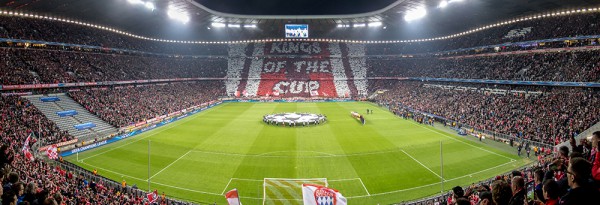 Allianz Arena München, 9. April 2014, Fan-Choreografie