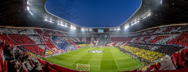 Allianz Arena München, 29. April 2014, Fan-Choreografie