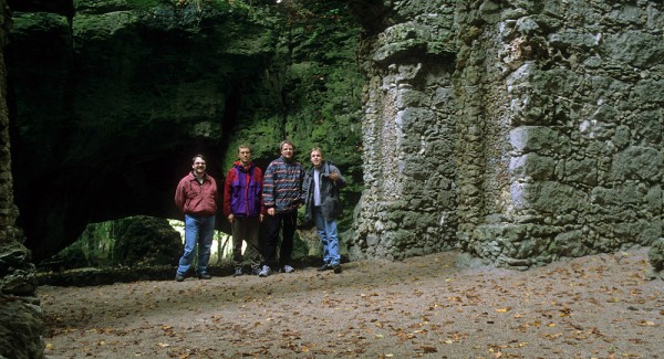 Ruinentheater im Felsengarten von Sanspareil