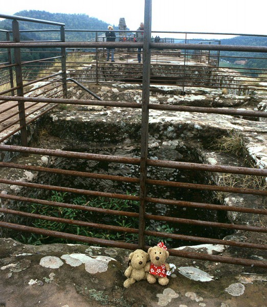 Burg Fleckenstein beim Lembach: Teddy und Teddine