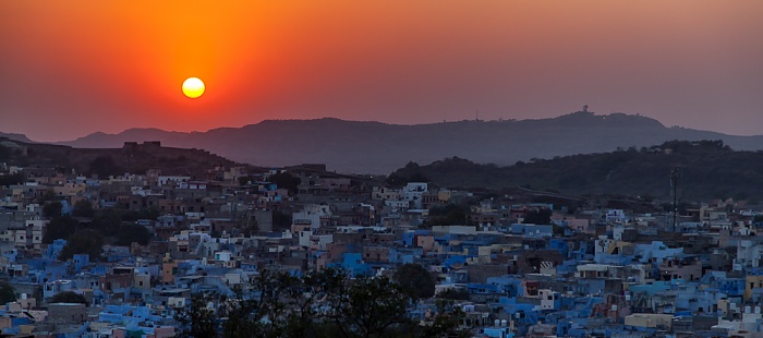 Jodhpur - Sonnenuntergang über der Blauen Stadt