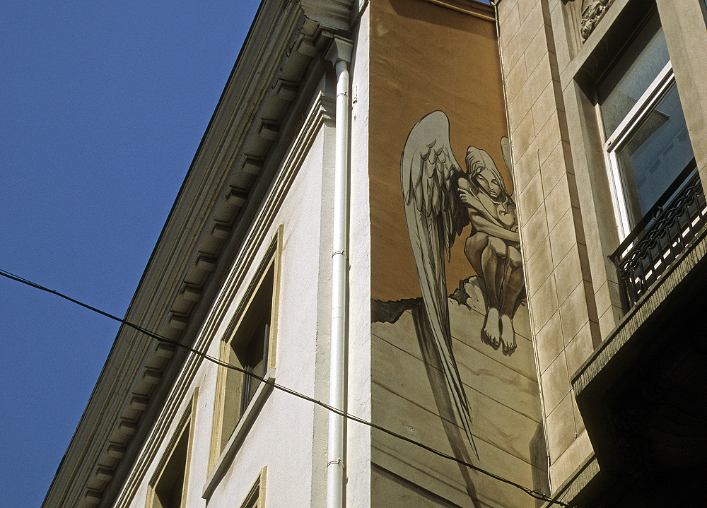 Rue des Chartreux (Kartuizersstraat): Comic-Wandgemälde 