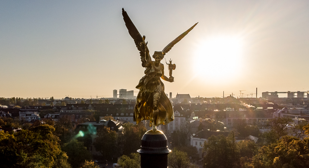 Rund um den Friedensengel