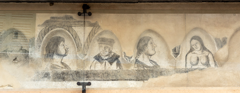 Centro storico: Via Giuseppe Garibaldi - Gemälde Le Grottesque (16. Jh.) Levanto