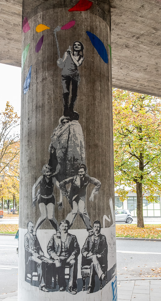 Candidplatz: Brücke Candidstraße München