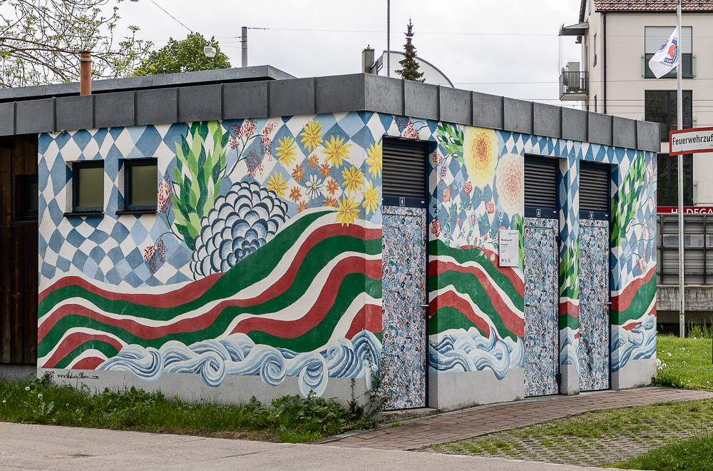 Spickelstraße: Toilettenhaus Augsburg