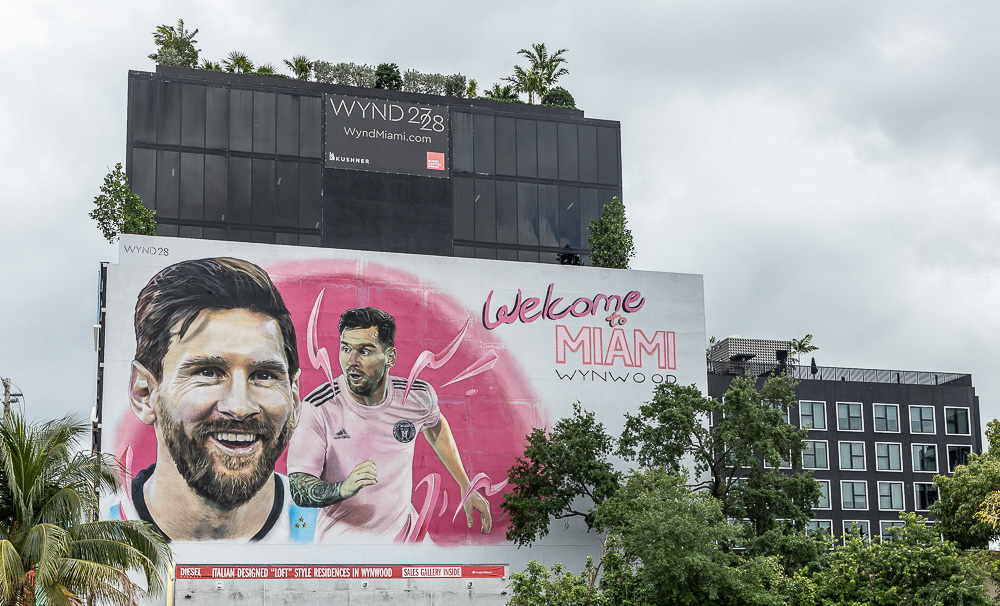 Wynwood Art District: Northwest 28th Street Lionel Messi Miami