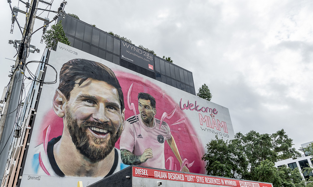 Wynwood Art District: Northwest 28th Street Lionel Messi Miami