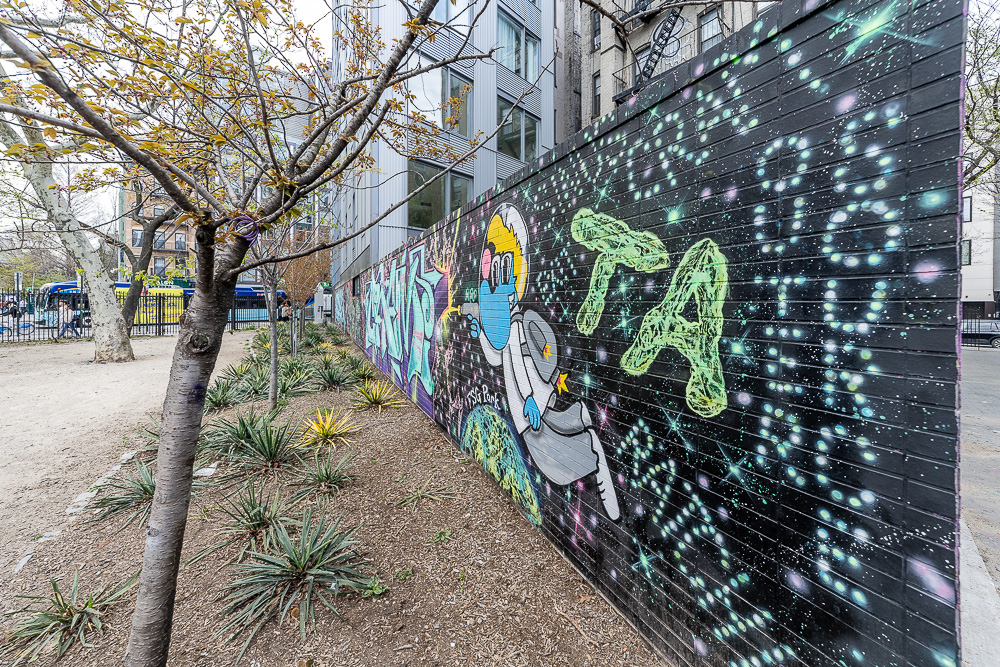 East Houston Street: First Street Green Cultural Park New York City