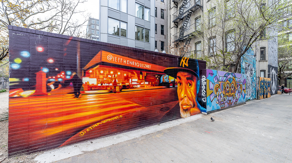 East Houston Street: First Street Green Cultural Park New York City