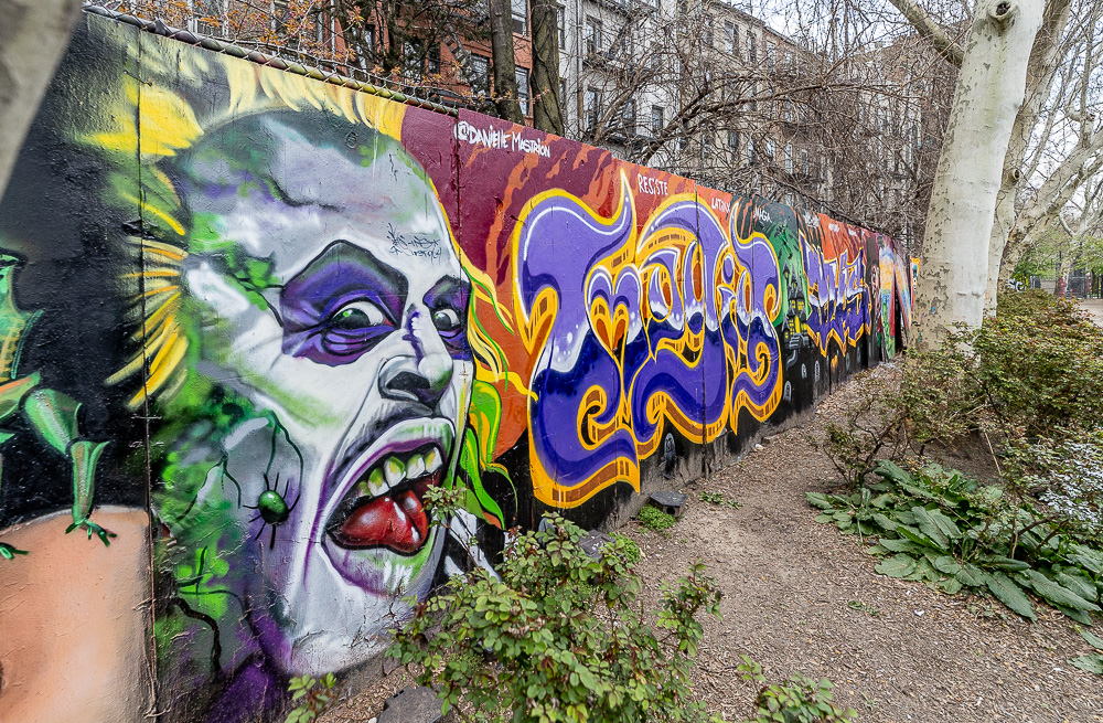 East Houston Street: First Street Green Cultural Park New York City