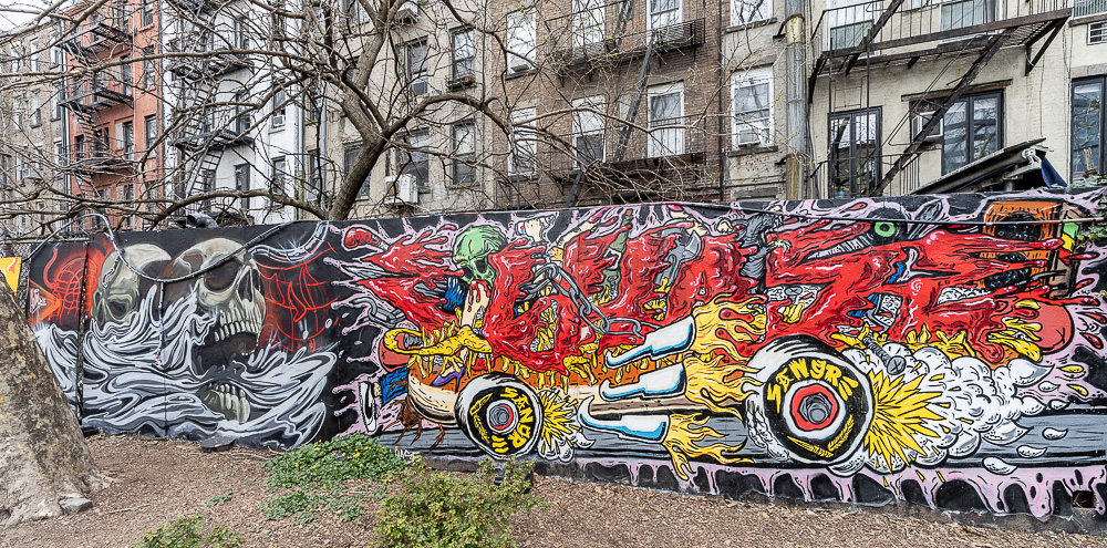 East Houston Street: First Street Green Cultural Park New York City