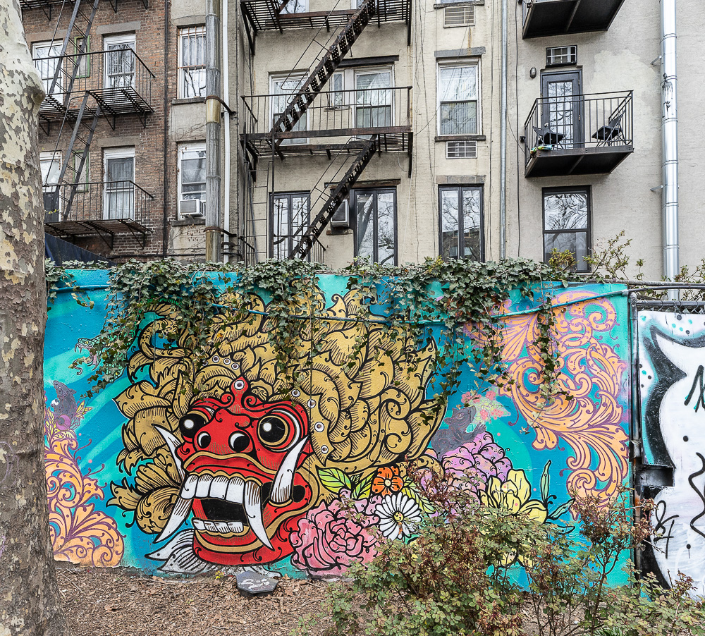 East Houston Street: First Street Green Cultural Park New York City
