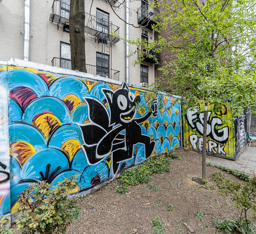 East Houston Street: First Street Green Cultural Park New York City