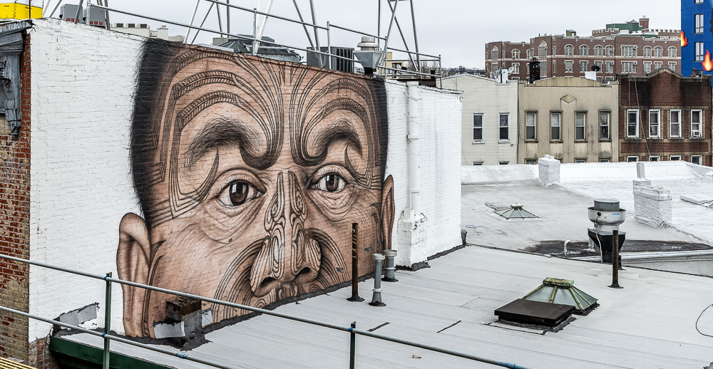 Blick von der Myrtle–Wyckoff Avenues Subway Station New York City