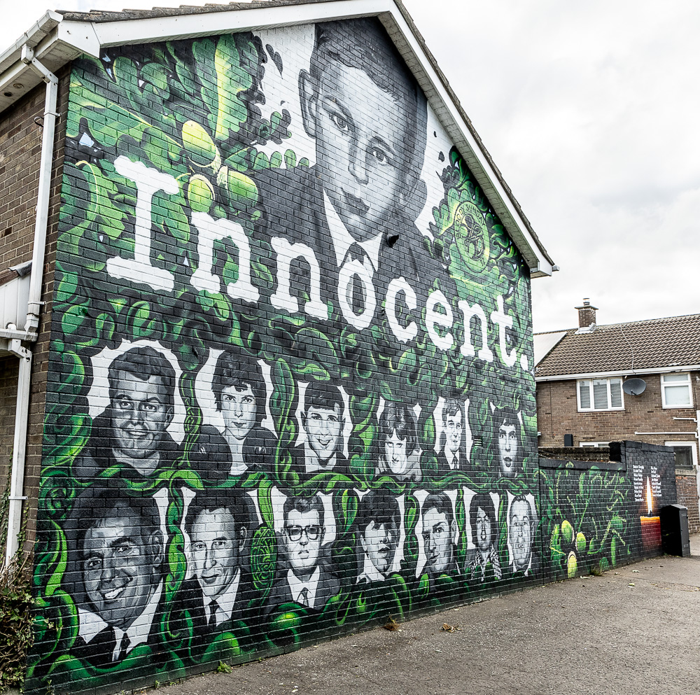 Bogside: Fahan Street - Innocent Mural Derry/Londonderry