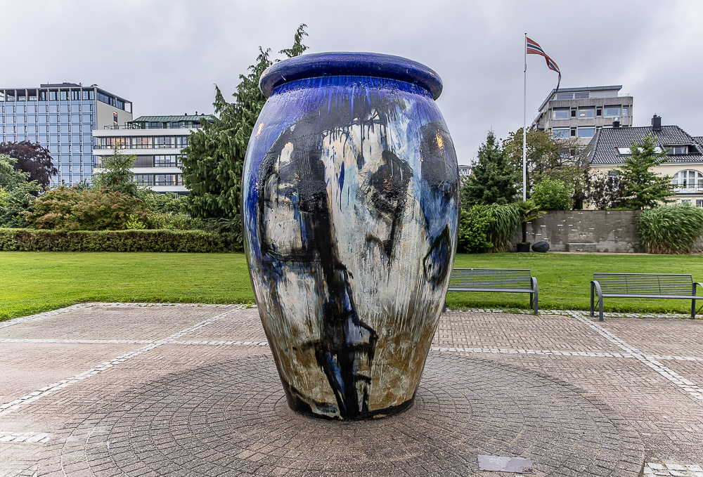Gravaneparken: Skulptur Krukke Kristiansand