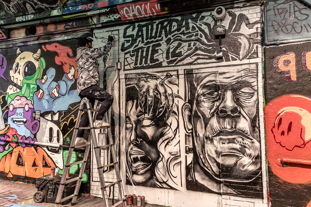 Waterloo Station: Leake Street Tunnel London