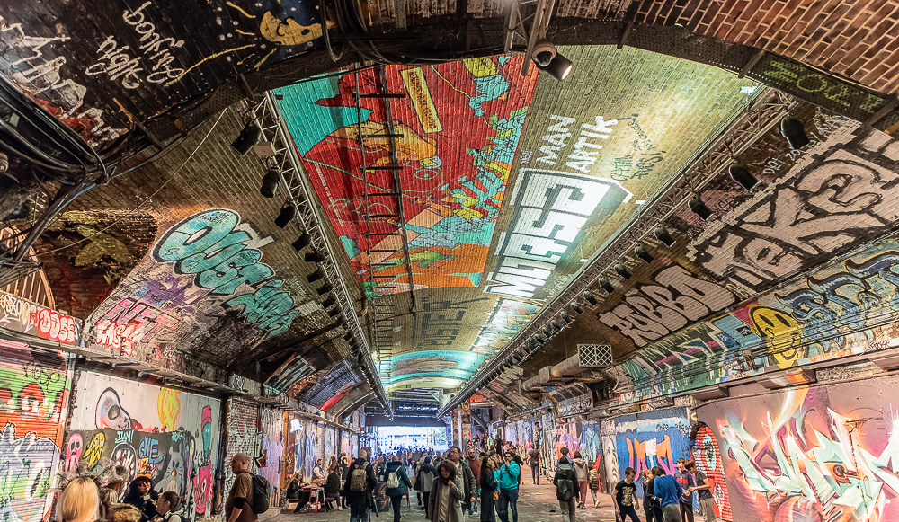 Waterloo Station: Leake Street Tunnel London