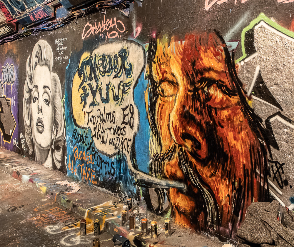 Waterloo Station: Leake Street Tunnel London