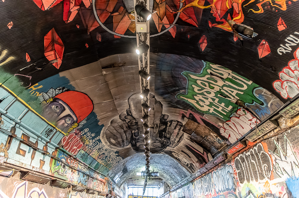 Waterloo Station: Leake Street Tunnel London