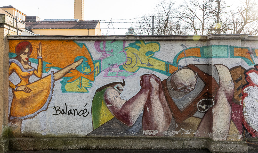 Zellstraße: Biergarten an der Muffathalle München