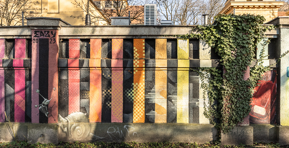 Zellstraße: Biergarten an der Muffathalle München