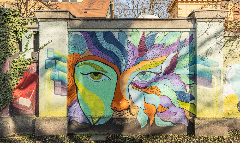 Zellstraße: Biergarten an der Muffathalle München