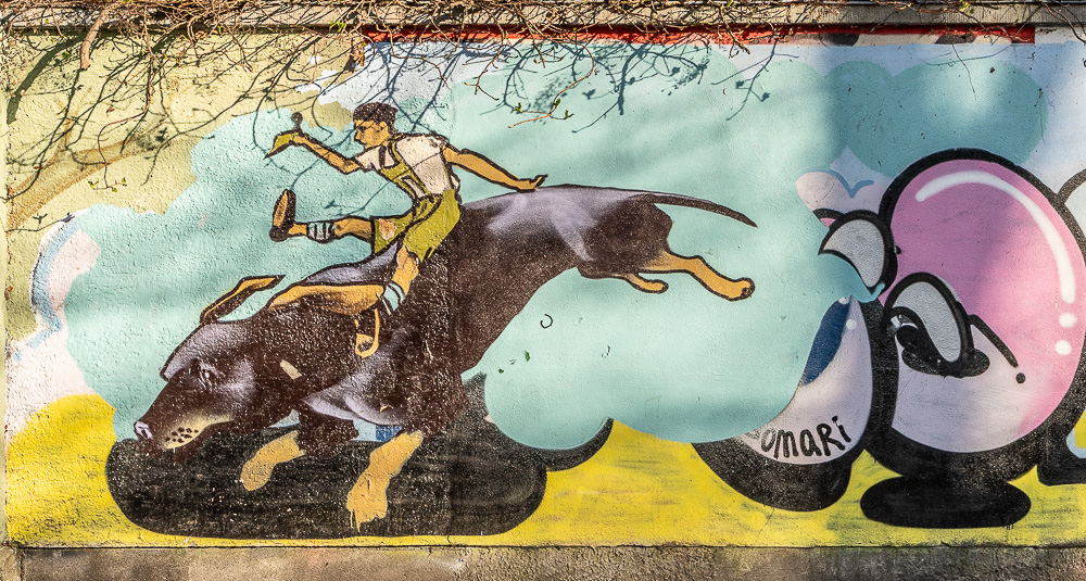 Zellstraße: Biergarten an der Muffathalle München