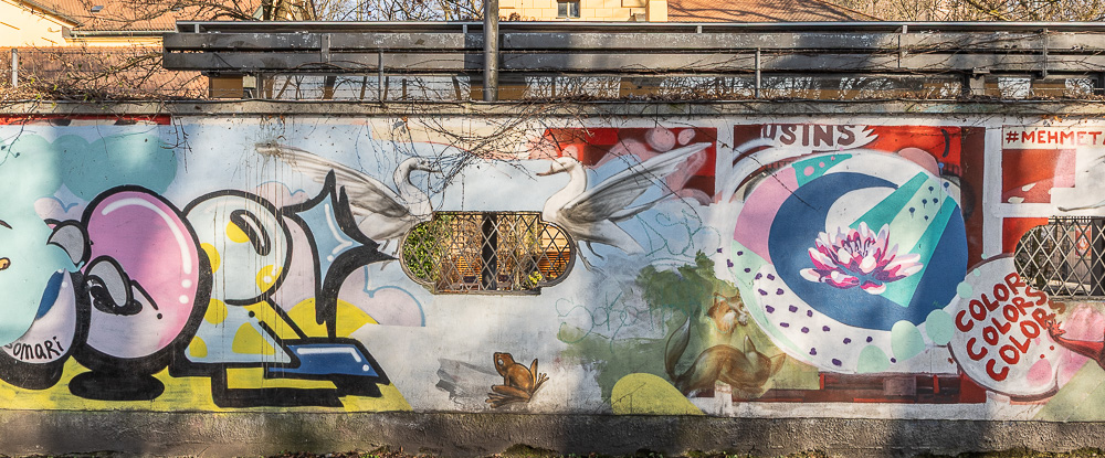 Zellstraße: Biergarten an der Muffathalle München