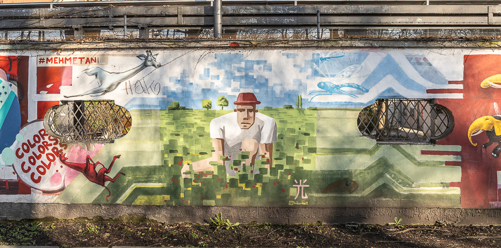 Zellstraße: Biergarten an der Muffathalle München