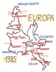 Interrail Karte 1985