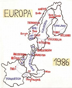 Interrail Karte 1986