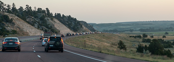 Interstate 25 Cheyenne - Glendo, 8 Kilometer vor Glendo