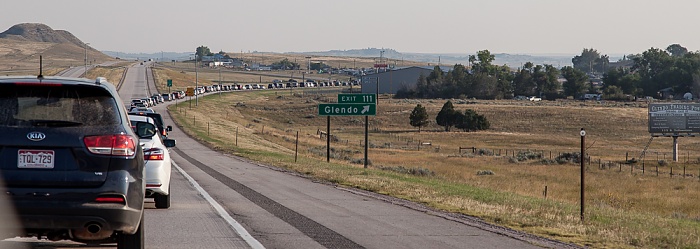 Interstate 25 Cheyenne - Glendo, Kurz vor Glendo