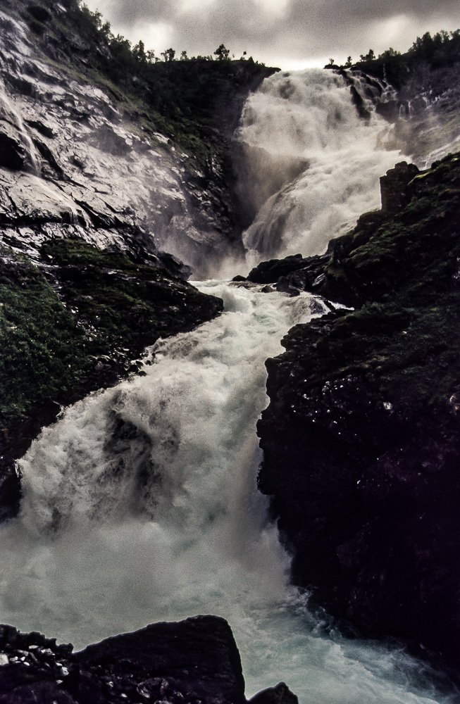 Flåmsbana Myrdal - Flåm: Kjosfossen