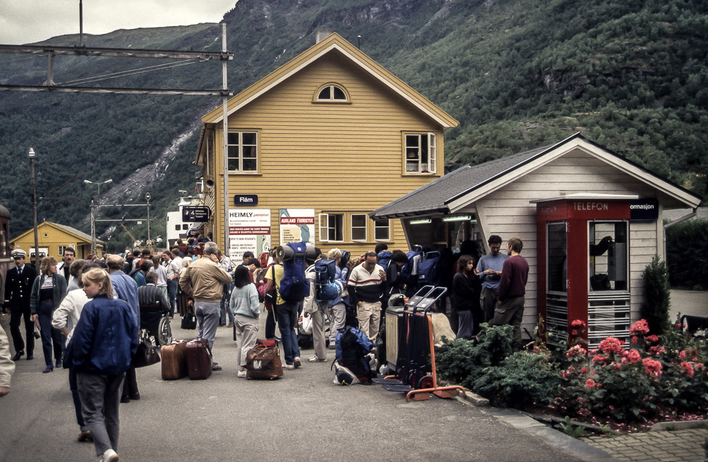 Endbahnhof der Flåmsbana Myrdal - Flåm