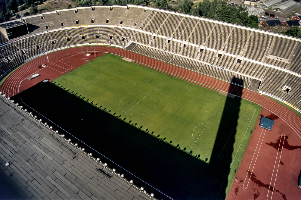 Blick vom Turm des Olympiastadions Helsinki