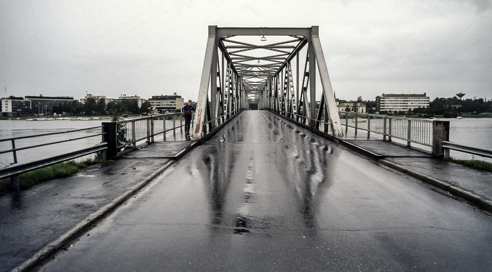 Brücke über den Tornionjoki zur Suensaari Tornio