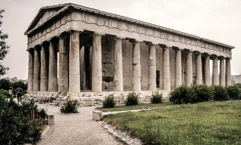 Antike Agora von Athen mit dem Tempel des Hephaistos (Hephaisteion)